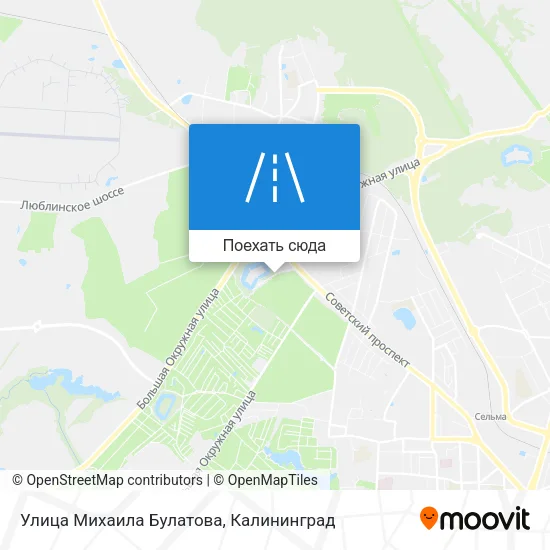 Карта Улица Михаила Булатова