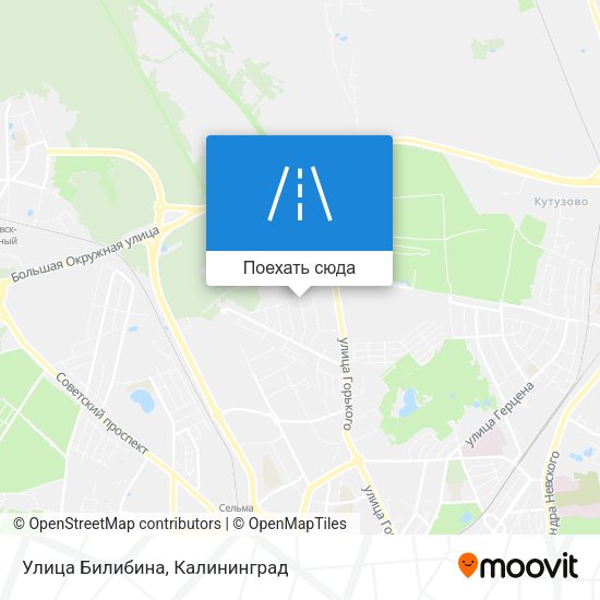 Карта Улица Билибина