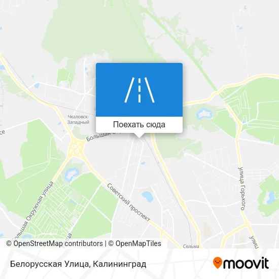 Карта Белорусская Улица