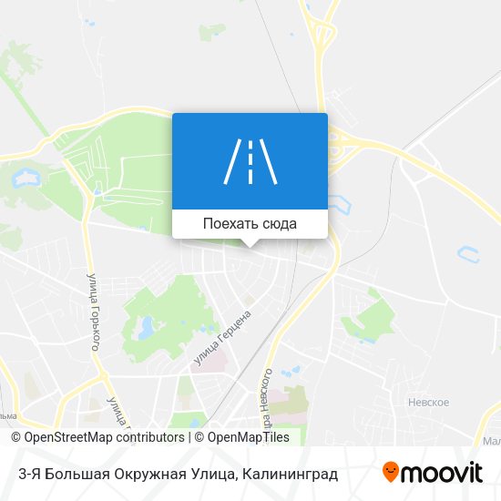 Карта 3-Я Большая Окружная Улица