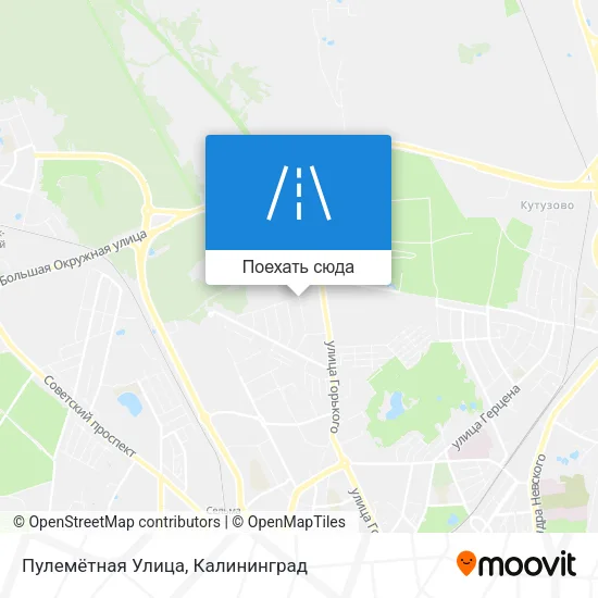Карта Пулемётная Улица