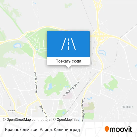 Карта Краснохолмская Улица