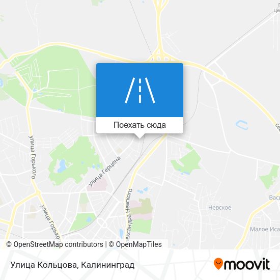 Карта Улица Кольцова
