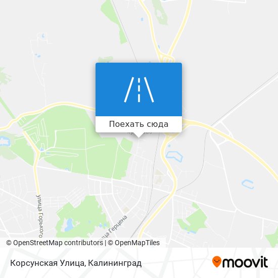Карта Корсунская Улица