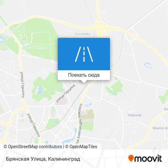 Карта Брянская Улица