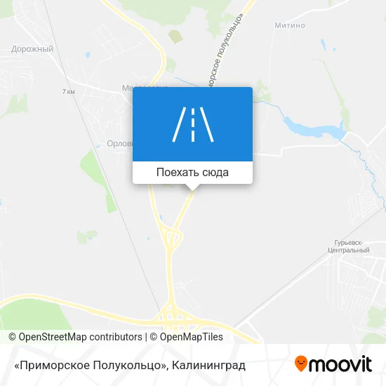 Карта «Приморское Полукольцо»