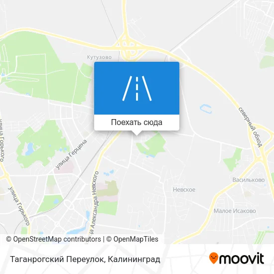 Карта Таганрогский Переулок