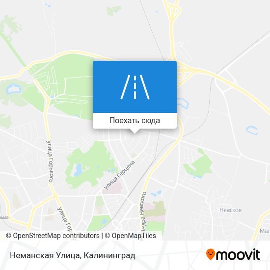 Карта Неманская Улица