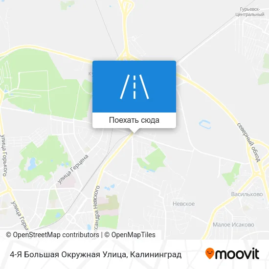 Карта 4-Я Большая Окружная Улица