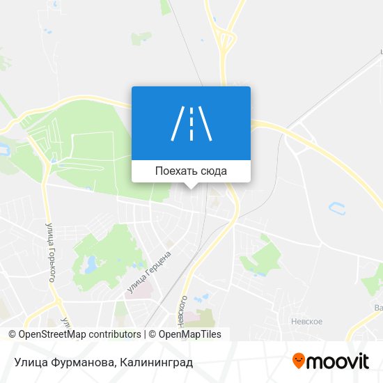 Карта Улица Фурманова