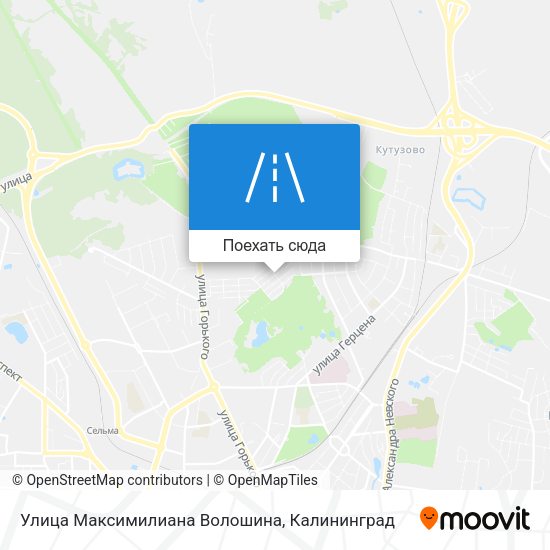 Карта Улица Максимилиана Волошина