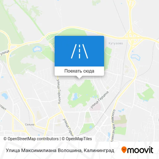 Карта Улица Максимилиана Волошина