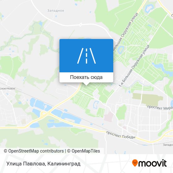 Карта Улица Павлова