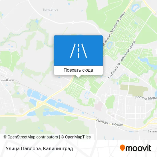 Карта Улица Павлова