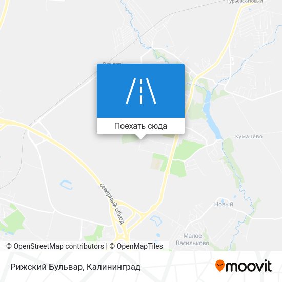 Карта Рижский Бульвар