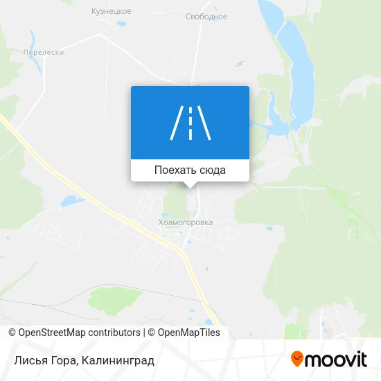 Карта Лисья Гора