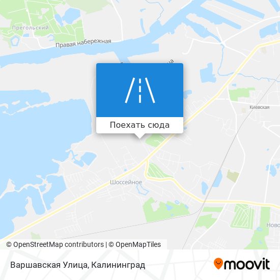 Карта Варшавская Улица