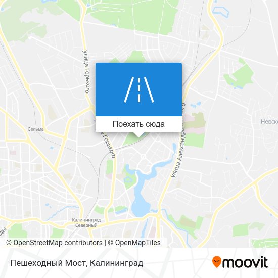 Карта Пешеходный Мост