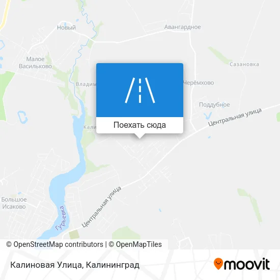 Карта Калиновая Улица