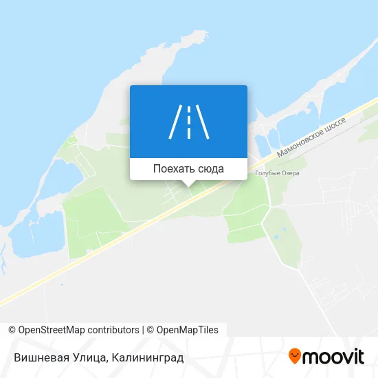 Карта Вишневая Улица