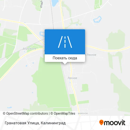 Карта Гранатовая Улица