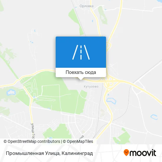 Карта Промышленная Улица