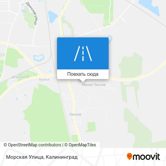 Карта Морская Улица