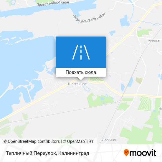 Карта Тепличный Переулок