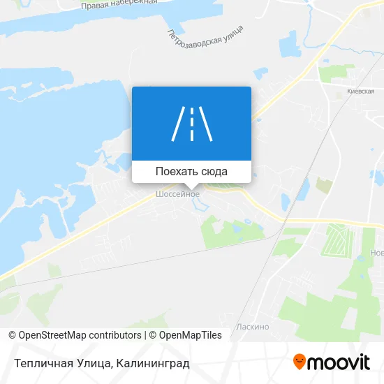Карта Тепличная Улица