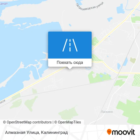 Карта Алмазная Улица