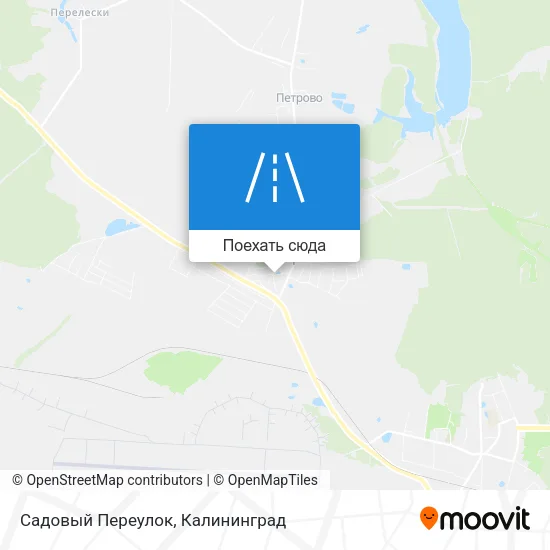 Карта Садовый Переулок
