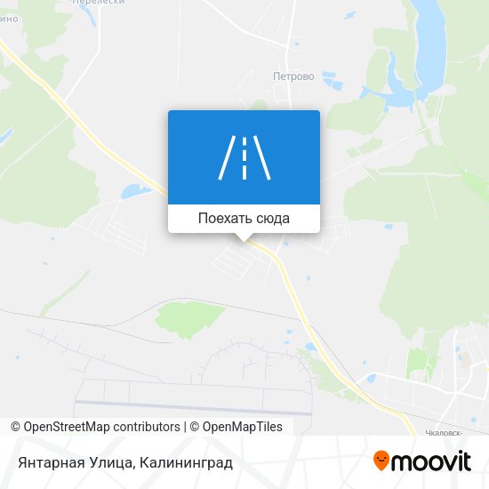 Карта Янтарная Улица