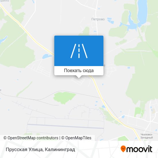 Карта Прусская Улица