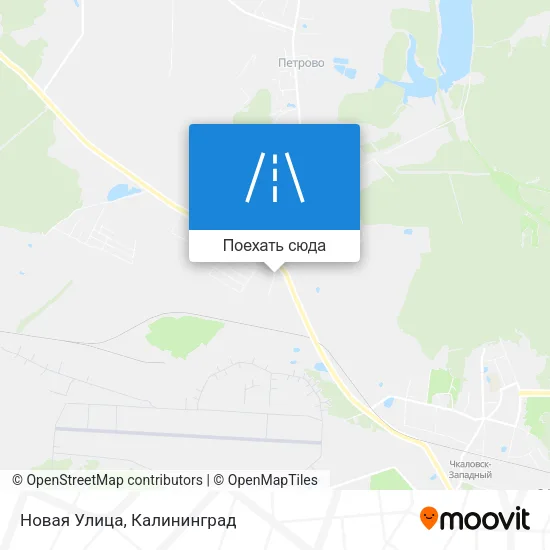 Карта Новая Улица