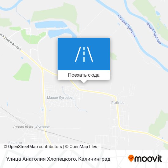 Карта Улица Анатолия Хлопецкого