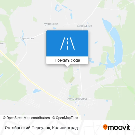 Карта Октябрьский Переулок