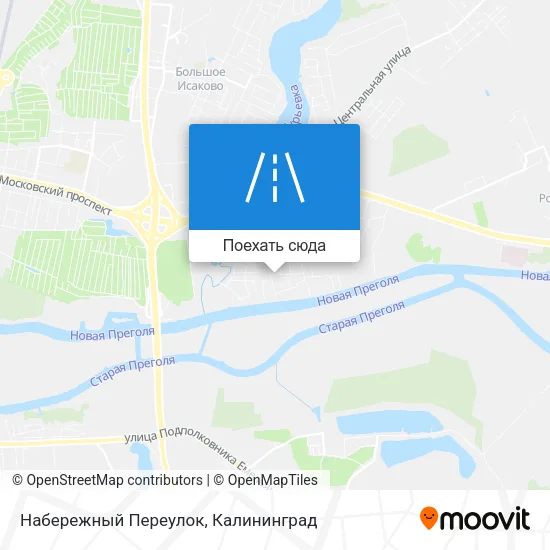 Карта Набережный Переулок