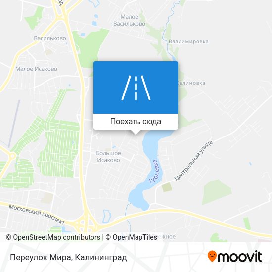 Карта Переулок Мира