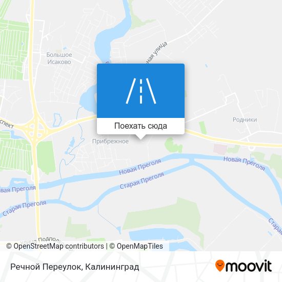 Карта Речной Переулок