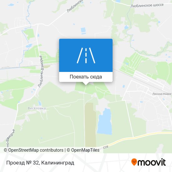Карта Проезд № 32