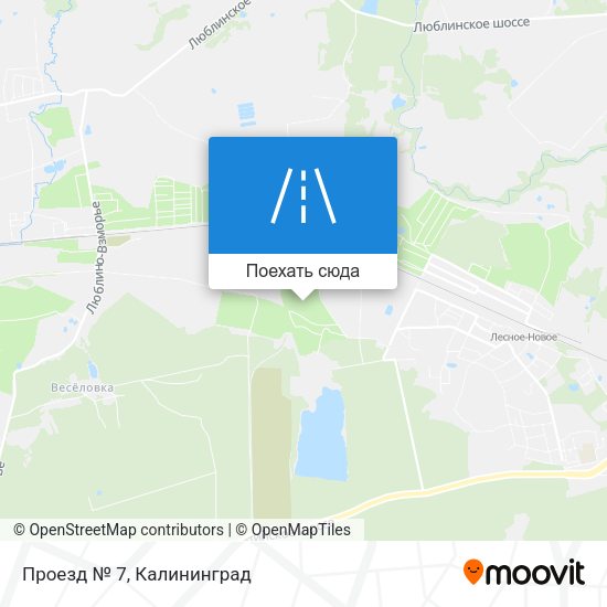 Карта Проезд № 7