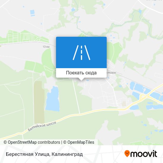 Карта Берестяная Улица
