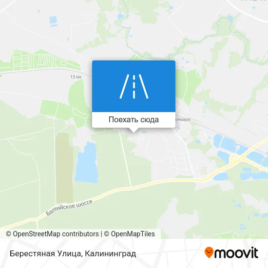 Карта Берестяная Улица