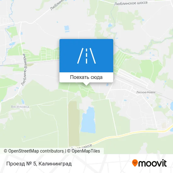 Карта Проезд № 5