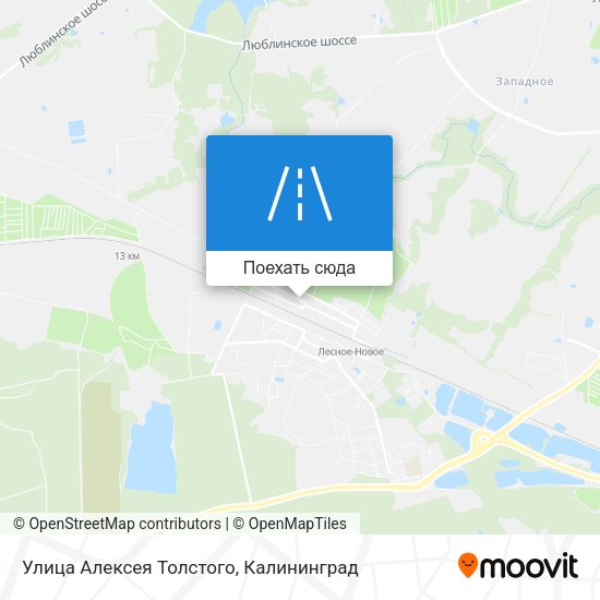 Карта Улица Алексея Толстого