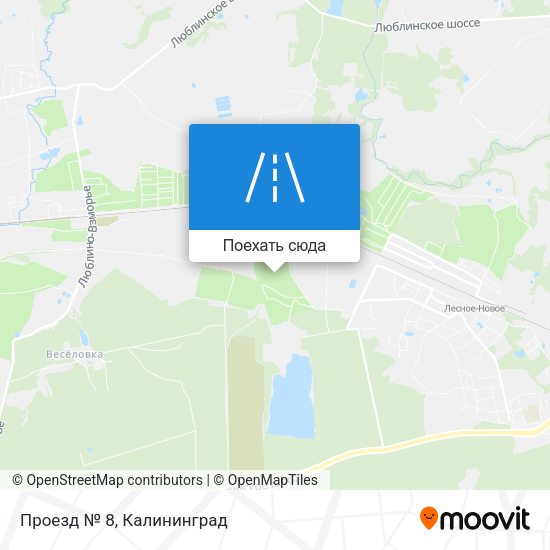 Карта Проезд № 8
