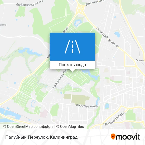 Карта Палубный Переулок