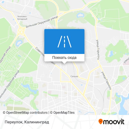 Карта Переулок
