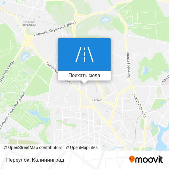 Карта Переулок