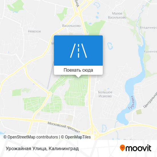 Карта Урожайная Улица